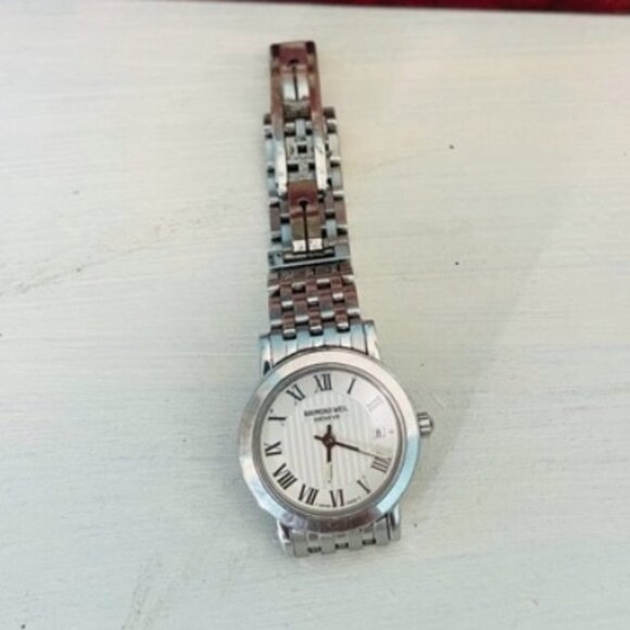 $1195 Raymond Weil Toccata 5393 Stainless Steel Roman Numerals Ladies Watch main image 9